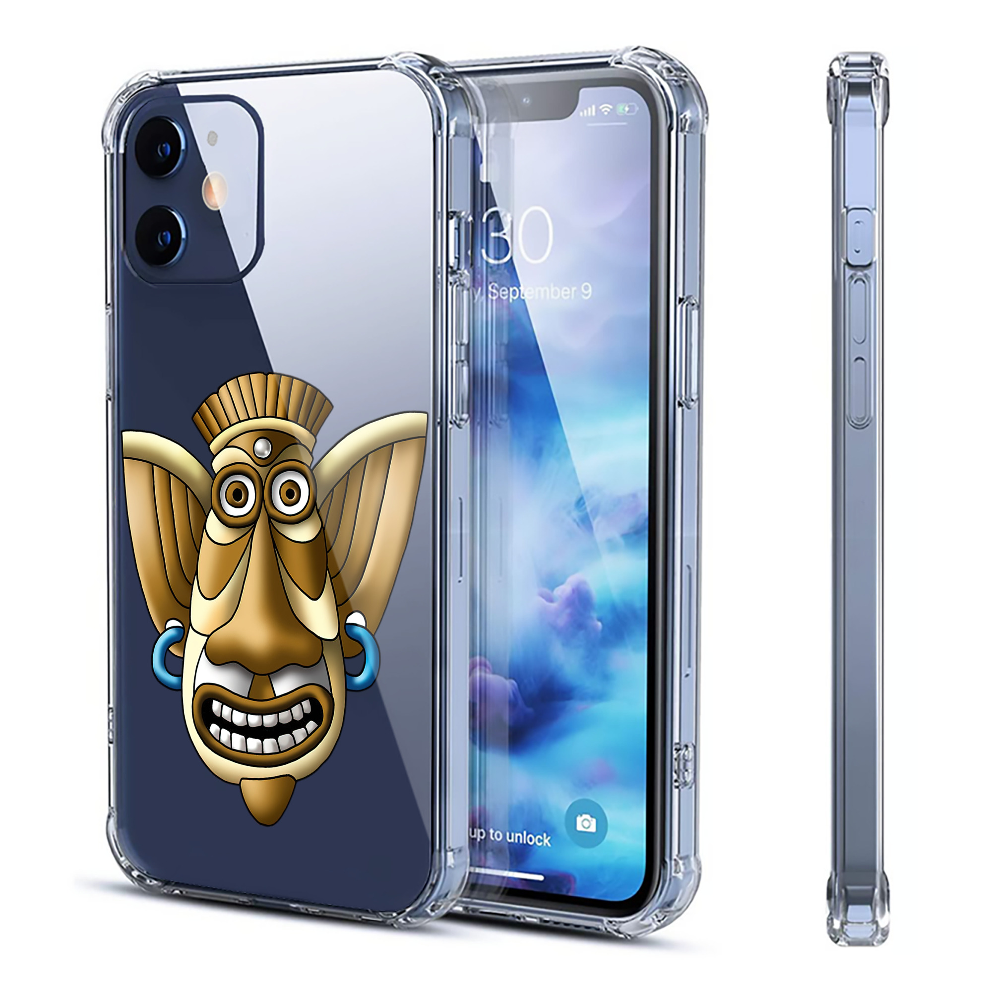 （画像用） ドラゴンクエスト Doragon Kuesuto Dragon Quest 【iPhone 12シリーズ対応】透明スマホケース（クリアソフトケース）